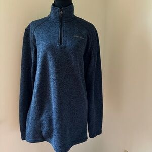 **EDDIE BAUER* Men's Dark Blue Long Sleeve Pullover Sweatshirt Size TL